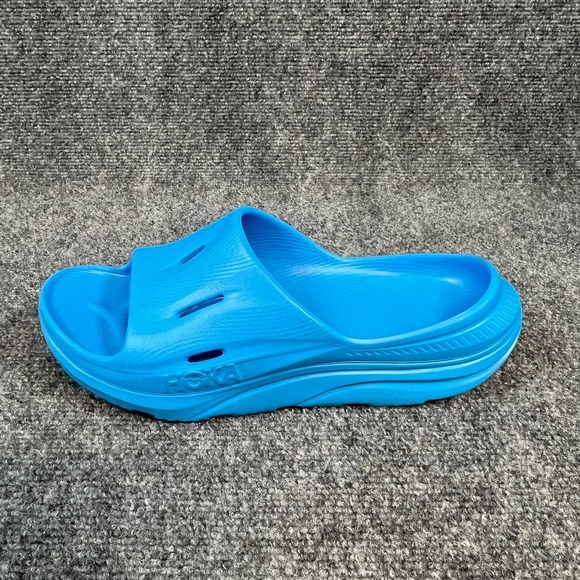 Hoka Unisex-Child Ora Recovery Slide 3 Diva Blue Sandal Size US 7 UK 6 NWT - Picture 4 of 9